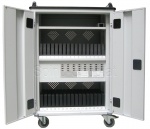 Tablet-PC-Schrank, Tablet-PC-Wagen mit USB-ladegerät funktion für bis zu 32 Tablet-PCs, Handys, Smartphones